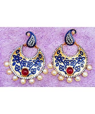 Traditional Gold Dangler Earrings 1
