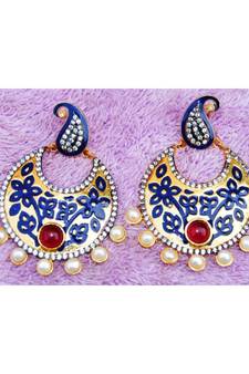 Traditional Gold Dangler Earrings
