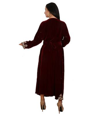 Multicolor Georgette Embroidered Zari Work Islamic-Kaftans 2