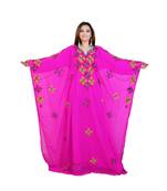 Pink Georgette Embroidered Zari Work Islamic-Kaftans