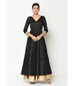 Black Peek-a-boo Border Dress