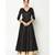 Black Peek-a-boo Border Dress