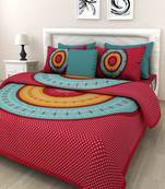 Indian handmade bedsheet with pillow cover 