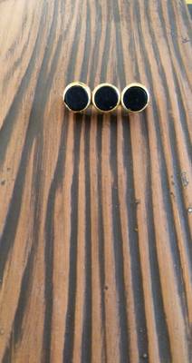 Black Gold Tone Handcrafted Brooch 1