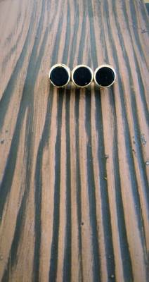 Black Gold Tone Handcrafted Brooch 2
