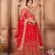 Provocative Red Dori & Sequins Embroidered Semi Stitched net Lehenga