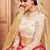 Pink Thread, Zari and Sequins Embroidered Silk Semi Stitched bridal lehenga