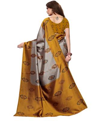 Combo Of 2 Poly Silk Multicolor Printed Women's Saree 6