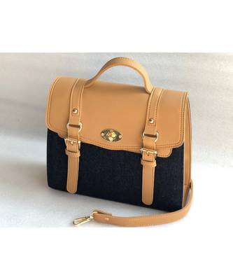 Denim Satchel 1