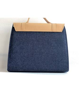 Denim Satchel 4