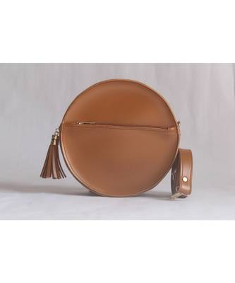 TAN  Circular Bag 2
