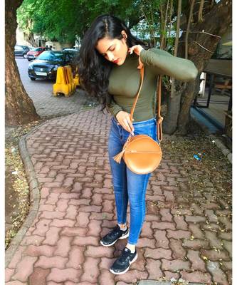 TAN  Circular Bag 3