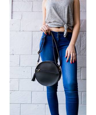 Black Circular Bag 1