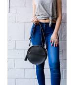 Black Circular Bag