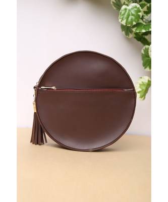 Brown Circular Bag 2