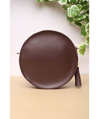 Brown Circular Bag 4