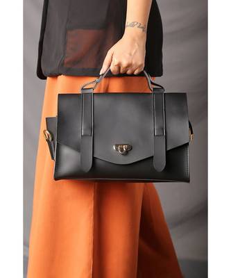 The Ofice Satchel   - Black 1