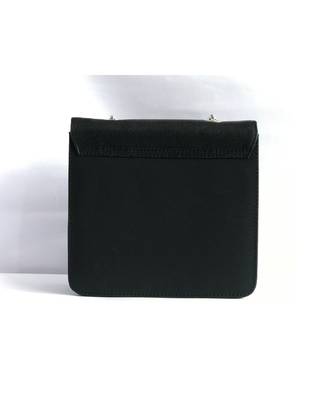 Black Square Embroidered Clutch Sling 3
