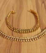 White Zircon       Anklets