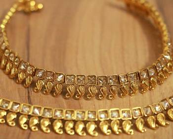 White Zircon       Anklets 2