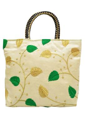 Shree Shyam Products Embroidered Ladies Green Bags 1