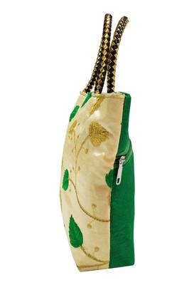 Shree Shyam Products Embroidered Ladies Green Bags 3