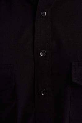 Black Plain Cotton Pathani Suits 4