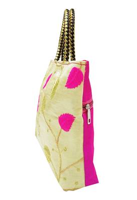 Shree Shyam Products Embroidered Ladies Pink Bags 3