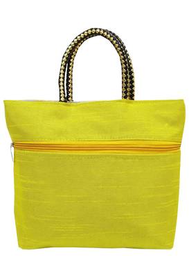 Shree Shyam Products Embroidered Ladies Yellow Bags 2