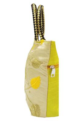 Shree Shyam Products Embroidered Ladies Yellow Bags 3