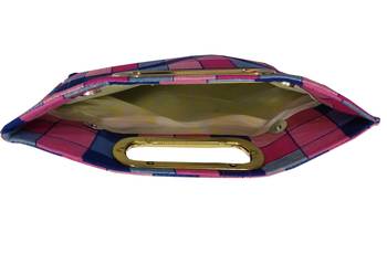 Shree Shyam Product Cotton Printed Pink Hand Bag 2