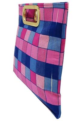 Shree Shyam Product Cotton Printed Pink Hand Bag 4