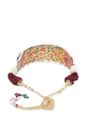 Maroon necklaces 3