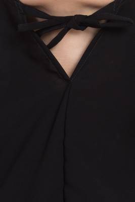 Black Georgette Khimar Ready To Wear Instant Hijab 6