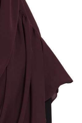 Wine Nida Khimar Ready To Wear Instant Hijab 6
