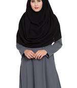 Black Nida Khimar Ready To Wear Instant Hijab