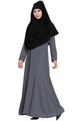 Black Nida Khimar Ready To Wear Instant Hijab 5