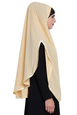 Fawn  Nida Khimar Ready To Wear Instant Hijab 6