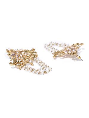 Gold earrings 3