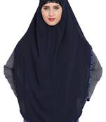 Blue Nida Khimar Ready To Wear Instant Hijab
