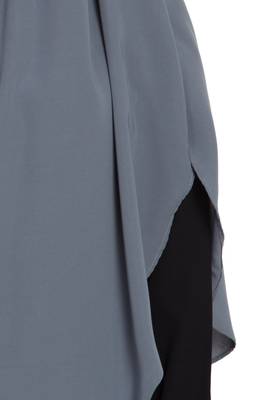 Grey Nida Khimar Ready To Wear Instant Hijab 6