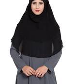 Black Nida Khimar Ready To Wear Instant Hijab