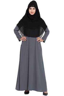 Black Nida Khimar Ready To Wear Instant Hijab 2