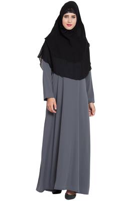 Black Nida Khimar Ready To Wear Instant Hijab 3