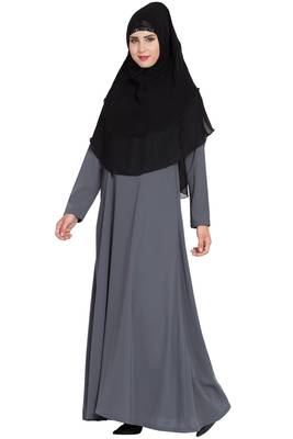 Black Nida Khimar Ready To Wear Instant Hijab 4
