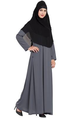 Black Nida Khimar Ready To Wear Instant Hijab 7