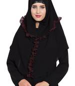 Black Nida Khimar Ready To Wear Instant Hijab