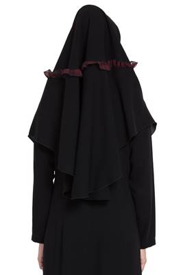 Black Nida Khimar Ready To Wear Instant Hijab 5