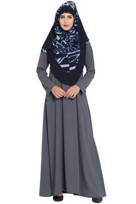 Blue Nida Khimar Ready To Wear Instant Hijab 1