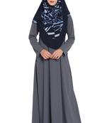Blue Nida Khimar Ready To Wear Instant Hijab